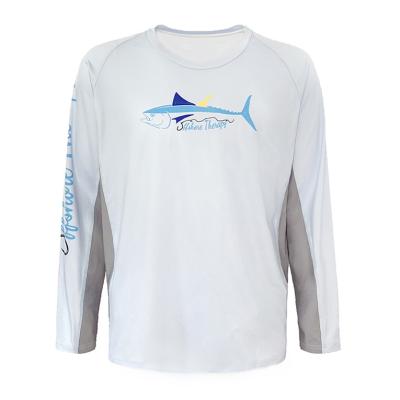 China Custom Antibacterial Sublimation Sun Protective Tournament Tank Top Fishing Apparel Fishing T Shirts for sale
