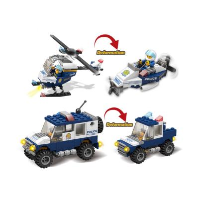 China Police building blocks from DIY TOY bestseller Funny Bricks Plastic Popular Amazon for sale
