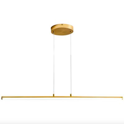 China Modern Pendant Lighting Kitchen Island Linear Chandelier LED Hanging Light Fixture for sale