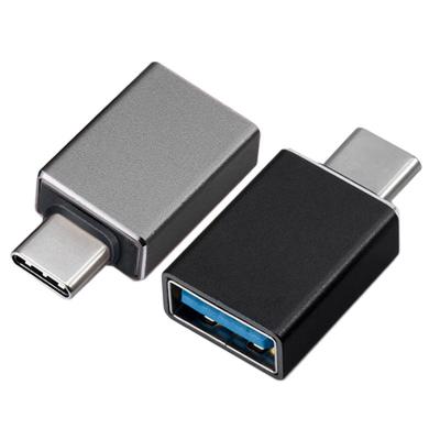 China 3A Fast Charging Colorful Fast Speed 5Gbps Ally Type C Shell USB 3.1 Male To USB 3.0 Female OTG Adapter for sale