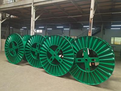 中国 80kg メタルケーブルドラム 鋼波ボビン 1250mm ストランドウォーキングリール 販売のため