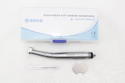 China Hot Selling Dental Sector SOCO Dental High Speed Handpiece With Three Way Water for sale
