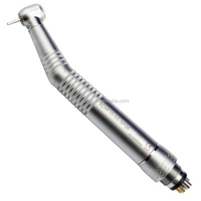 China SOCO Standard Fiber Optic Dental High Speed Push Button LED Handpiece Compatible With Sirona F19GS-SPQ6 for sale