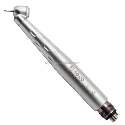 China 45 Degree Contra Angle High Speed Dental Handpiece with LED Generator SCHF25-SP4 for sale