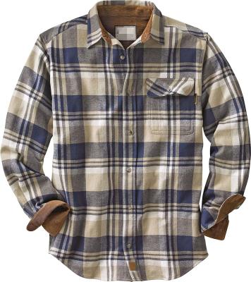China Legendario Blanco de cola blanca camisa de flanela de campamento de Buck en venta