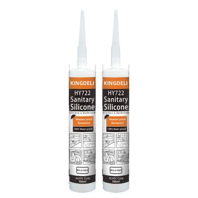China Antifungal Self Leveling Concrete Caulk Bathroom Silicone Sealant for sale