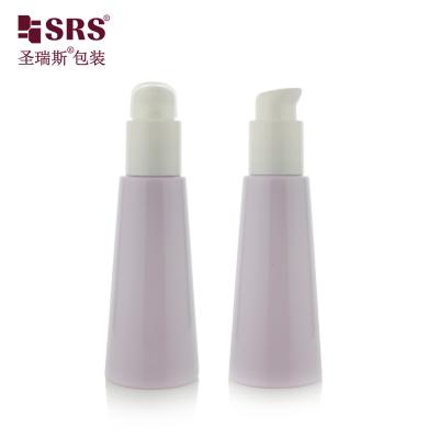 Chine 4 oz 120 ml PET vide pompe à gel de lavage du corps bouteille de douche en plastique rechargeable à vendre