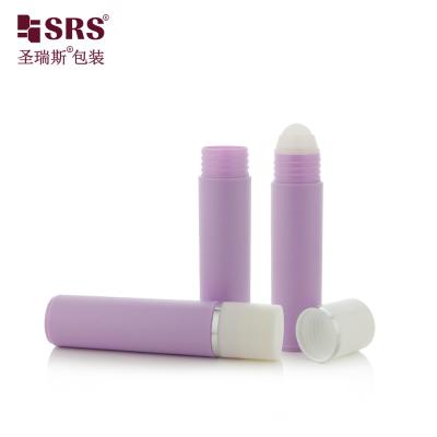 China 30ml Round Cylinder Shape PP PCR Plastic Roll On Deodorant Gel Serum Bottle Empty Packaging for sale
