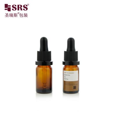 China D012 Economical Semi Transparent Colored Glass Dropper Bottle For Perfume Oil Skincare Body Serum Packaging for sale