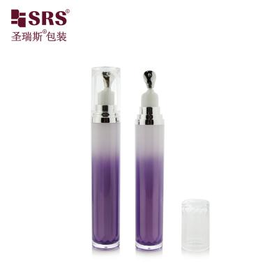 China LR001-15ML Silver Gold Zinc Metal Head Applicador Luxo Sem Vaga Skincare Skincare Eye Cream Loção à venda