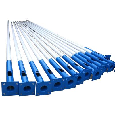 China Outdoor Aluminum Galvanized Garden Street Light Pole 6m Solar Street Light Pole 8m for sale