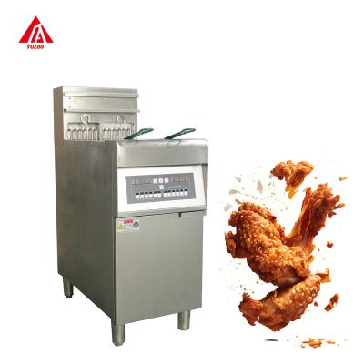 China Safety Hot Sale Chips chicken fish seafood hamburger beef deep fryer commercial deep frying machine for sale