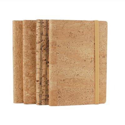 China 2021 Hot Sale A4/A5/A6 Eco-Friendly Notebooks Customized Logo Cork Cover Diary Journal Notebook for sale