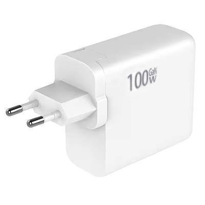 China Carregador USB C de 100w 2 Pd 100W 30W Tipo C Qc 3.0 2 Portos USB Super Carregamento Rápido Telefone Móvel Casa Plug Adaptador de Viagem Carregador de Parede à venda