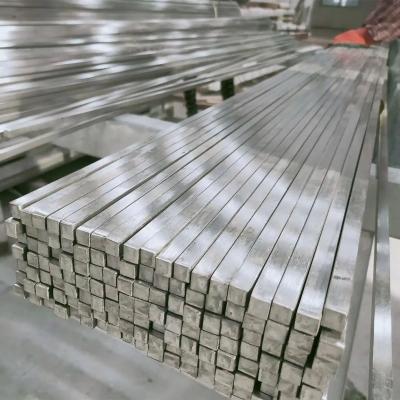 China 304 Square Bar Flat AISI Polished 2B Surface Stainless Steel Structural Sections For Jamb Building for sale