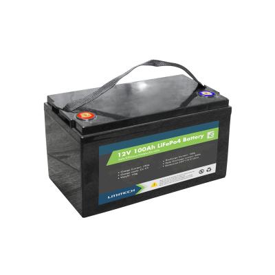 China Home Appliance Motorhomes Used 12.8V 100Ah Lifepo4 100Ah Lithium Battery Solar Battery Pack for sale
