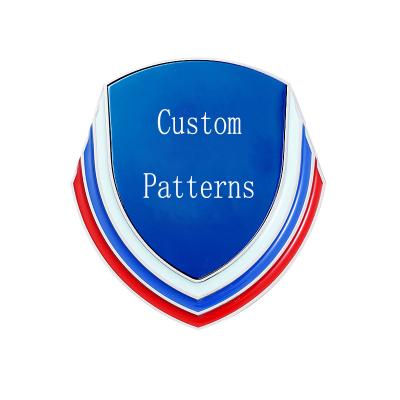 China Stickers Custom good quality Car Stickers Universal 3D Metal Car Sticker Fender Side Sticker for sale