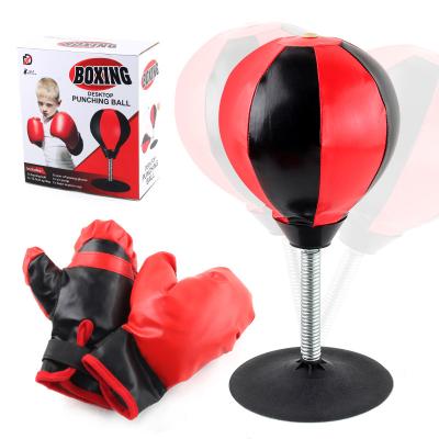 China Toy Anxiety Relief Stress Speed Punching Bag Balls Indoor Sports Kids Worry Relief Effort Boxing Toy Sets for sale