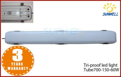 China 60W SMD2835 5 foot fluorescent tubes / LED TRI-PROOF LIGHT WITH ALUMINUM HOUSING for sale
