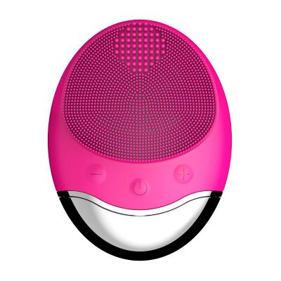China ZUASE Radio Face Brush Sonic Waterproof Cleansing Facial Brush Deep Cleansing Silicone Filler for sale