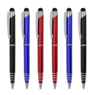 China Function 2 of Twistable in 1 Slim Metal Pen Stylus Pen Bulk for sale