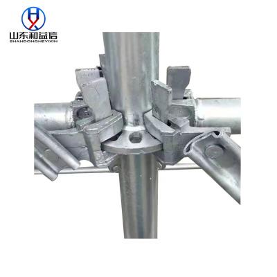 China Hot Dip Galvanized Steel Scaffolding Parts Tray Buckle Feet Adjustable 40*2.0 for sale