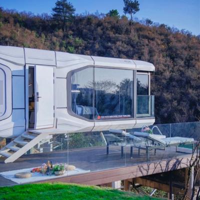 China VOLFERDA E7 Outdoor Movable Tiny Prefab Container Hotel Rooms Waterproof Concrete Home Sleep Pod Luxury Bedroom for sale