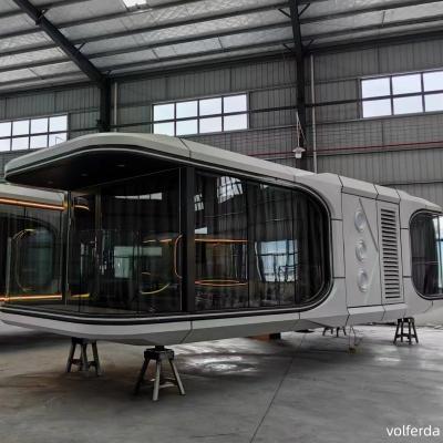 China Waterproof VOLFERDA E7 Capsule Container House Berth Box Houses Outdoor Capsule House for sale