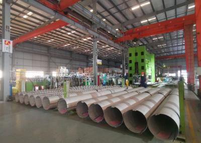 China Tubo soldado con autógena de acero inoxidable de OD2500mm 310S con la soldadura de doblez en venta