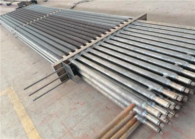 China Ash Removal Serrated Spiral Tube Carbon Steel Corrosion Resistance for sale