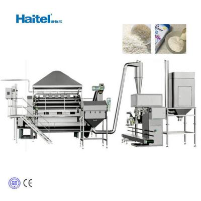 China la avena automática 15kw forma escamas cadena de producción de cereal de la máquina de proceso en venta