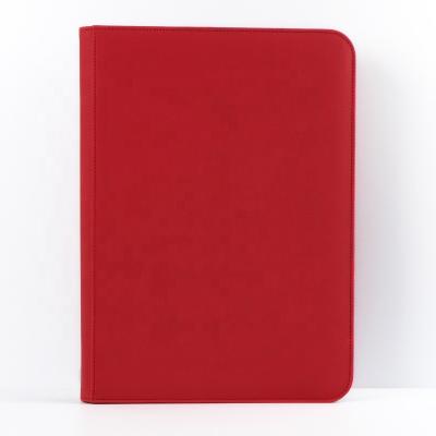 China Jolly Sunshine 360 PCS Acid Free Zipper PU Card Album Card Collection Leather Binder for sale