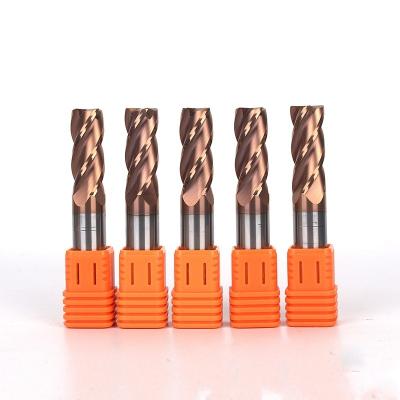 China Metal Machining EJ CNC Carbide Milling Cutter 3 Flute Endmill High Speed For Aluminum for sale