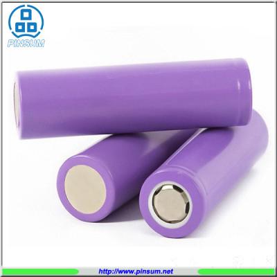 China 18650 lithium ion cylinder battery 3.7V 2000/2200/2400/2600mah battery cell 5C discharge rate for sale