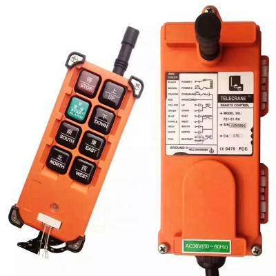 China Up To 100feet 6 Buttons Single Speed Launcher F21-E1B Model Remote Control for sale