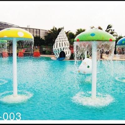 China Fibra de vidrio modificada para requisitos particulares, equipo del parque de la aguamarina de la seta del espray del PVC para 3 - 5 personas en venta