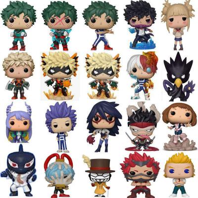 China Cartoon Toy Funk Pop Anime My Hero Academia Character DEKU TSUYU SHOTA AIZAWA ALL MIGHT Cute Vinyl Figure Collection Model Toys for sale
