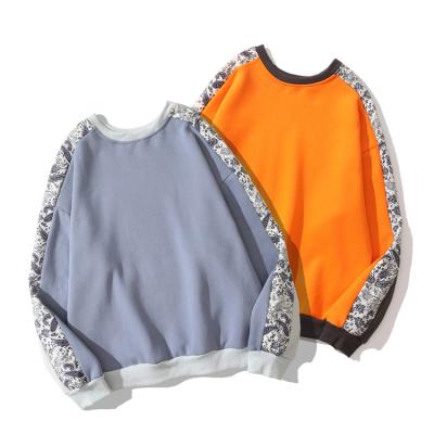 China custom made Anti-wrinkle men drop shoulder high quality 100% cotton sweater embroidery hoodie pullover sweatshirt loose for sale