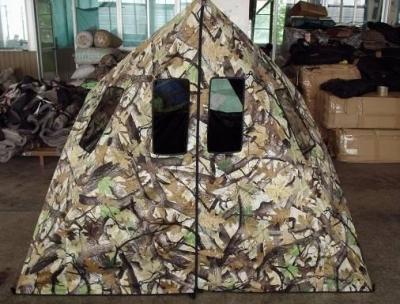 China 84*60*64 a polegada Camo que caça as cortinas, cortinas da barraca da caça do poliéster 250D com plutônio preto revestiu à venda