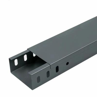 China Electrostatic Spray Coating Finished Fireproofing Cable Channel for Wall-mounted Installation for sale