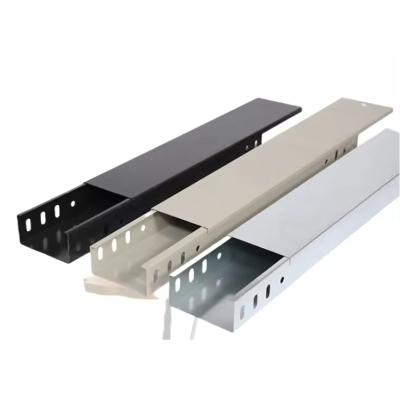China Cable Support Fireproof Cable Tray with Steel Material and Load Capacity Up To 1000 Lbs for sale