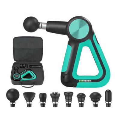 China 30 Speed Hand Held Fascia Gun Hand Held Tissue Percussion Deep Muscle Massage Gun for sale