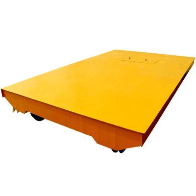 China cheap trackless battery powered rail transfer trolley with remote control Te koop