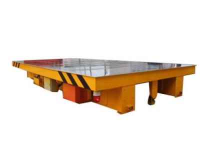 China 2~63T Electric Power Supply Rail Track Flat Transfer Cart Te koop