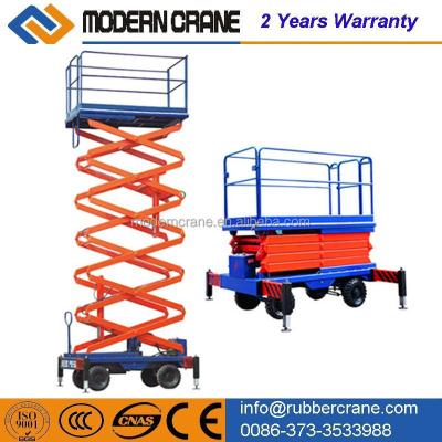 China mini portable self propelled scissor lift platform 3M-16m height 1800*1000mm for sale
