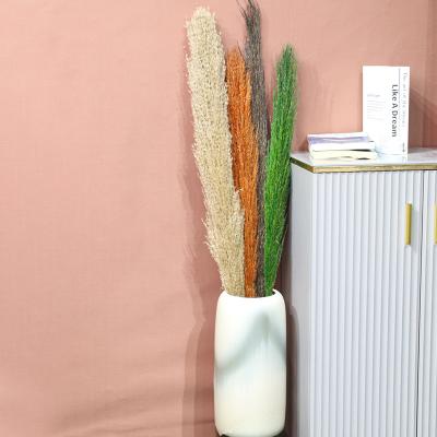 China Natural Touch Dried Pampas Grass Dried Flowers Handmade Natural Dried Flower Bundle Pampas Grass Bouquet for sale