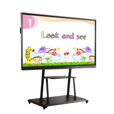 China 75Inch 4K All In One Built In Interactive Smart Whiteboard 75inches Interactive Whiteboard for sale