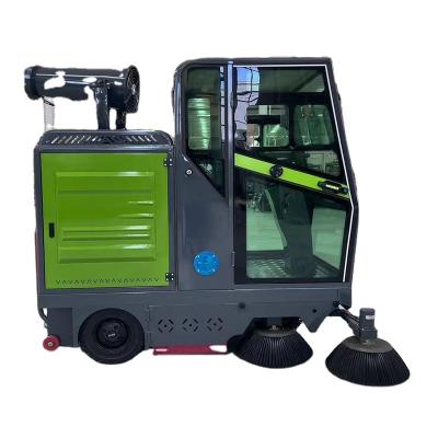 China Electric pollution-free LJL-2000B Driving Floor Sweeper Car Industrial Street Cleaning Machine Ride On Road Sweeper for sale