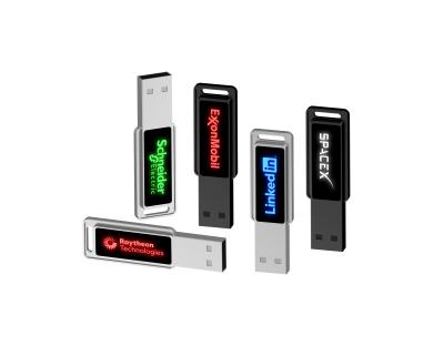 中国 高速フラッシュドライブ クリスタルUSBスティック LEDライトに輝く 販売のため