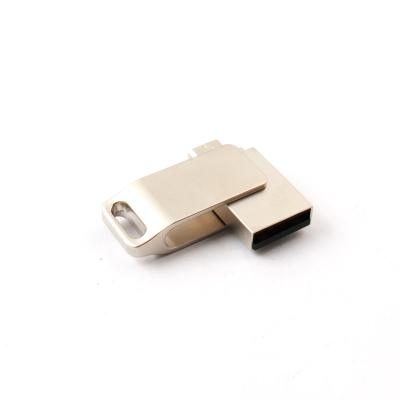 Chine Clé USB en métal OTG Android 128 Go de mémoire USB mini UDP 15 Mo/s à vendre